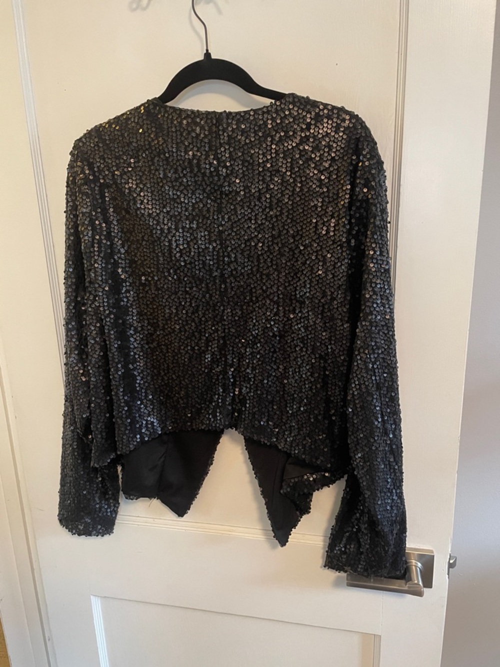 NWT torrid Black Sequin Cropped Jacket - Picture 5 of 5